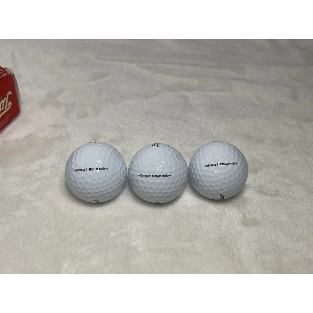 Titleist DT‎ SOLO Golf Balls - Sleeve of 3 Golf Balls With Box
